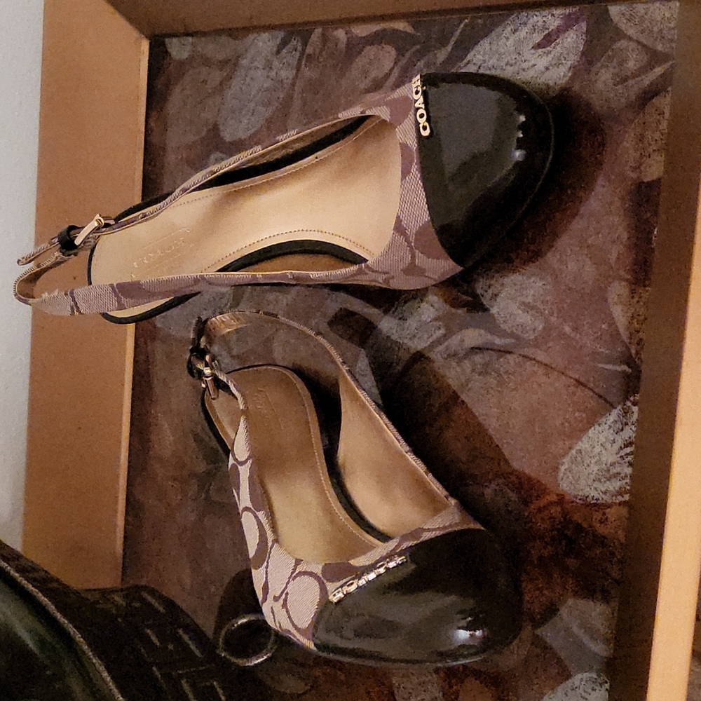 Coach Sling Back Shoes